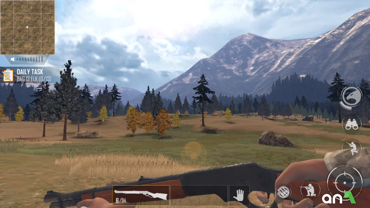 American Marksman Mod Apk gameplay screenshot 1