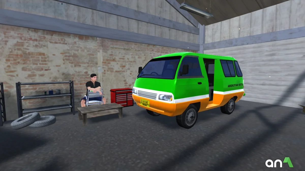 Angkot d Game Mod Apk gameplay screenshot 1