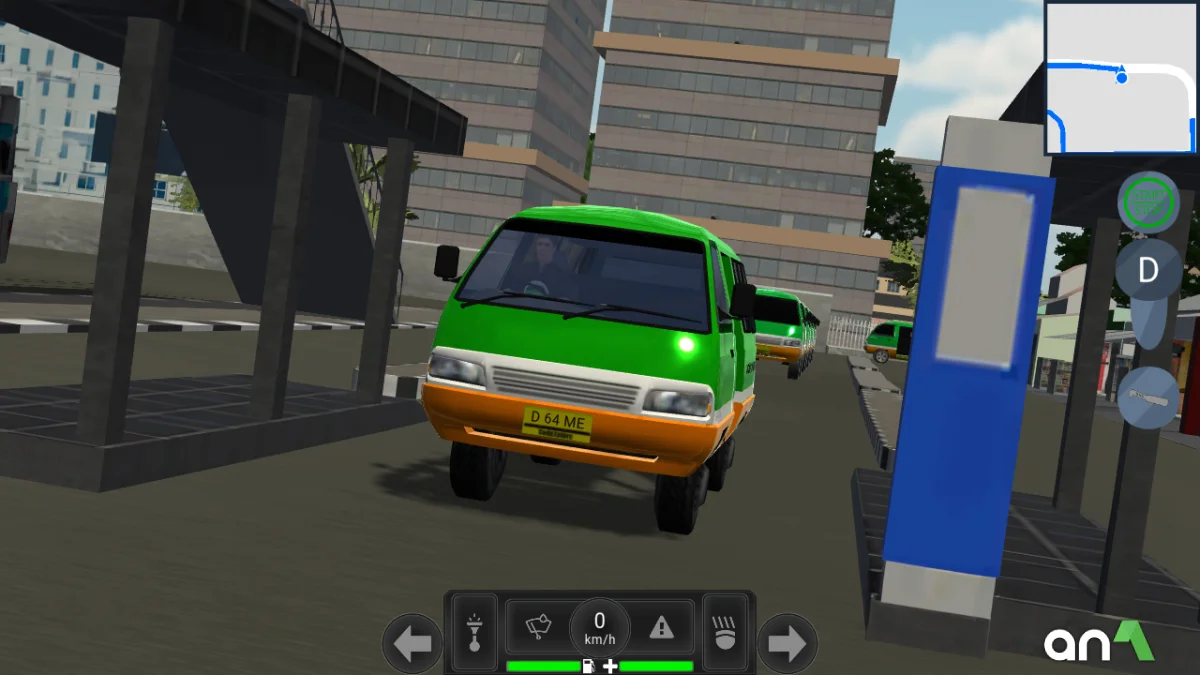 Angkot d Game Mod Apk gameplay screenshot 3