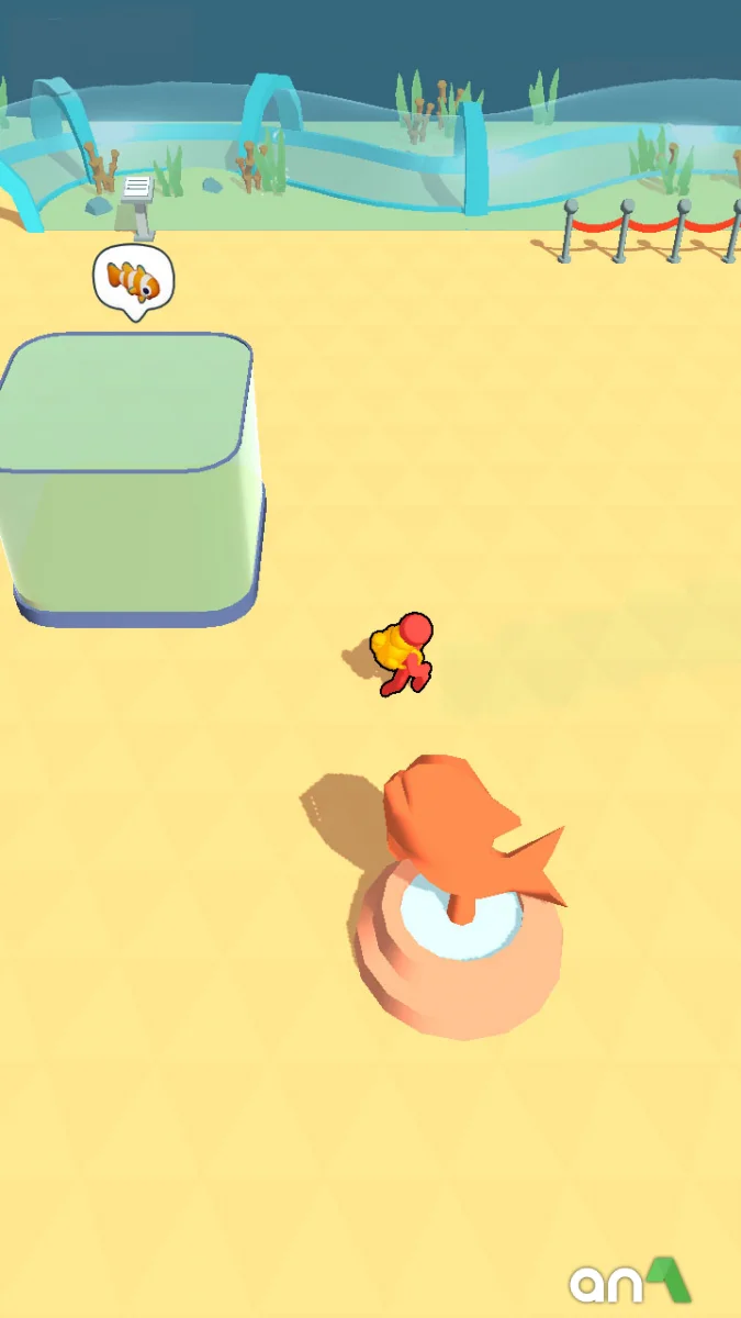 Aquarium Land Mod Apk gameplay screenshot 1