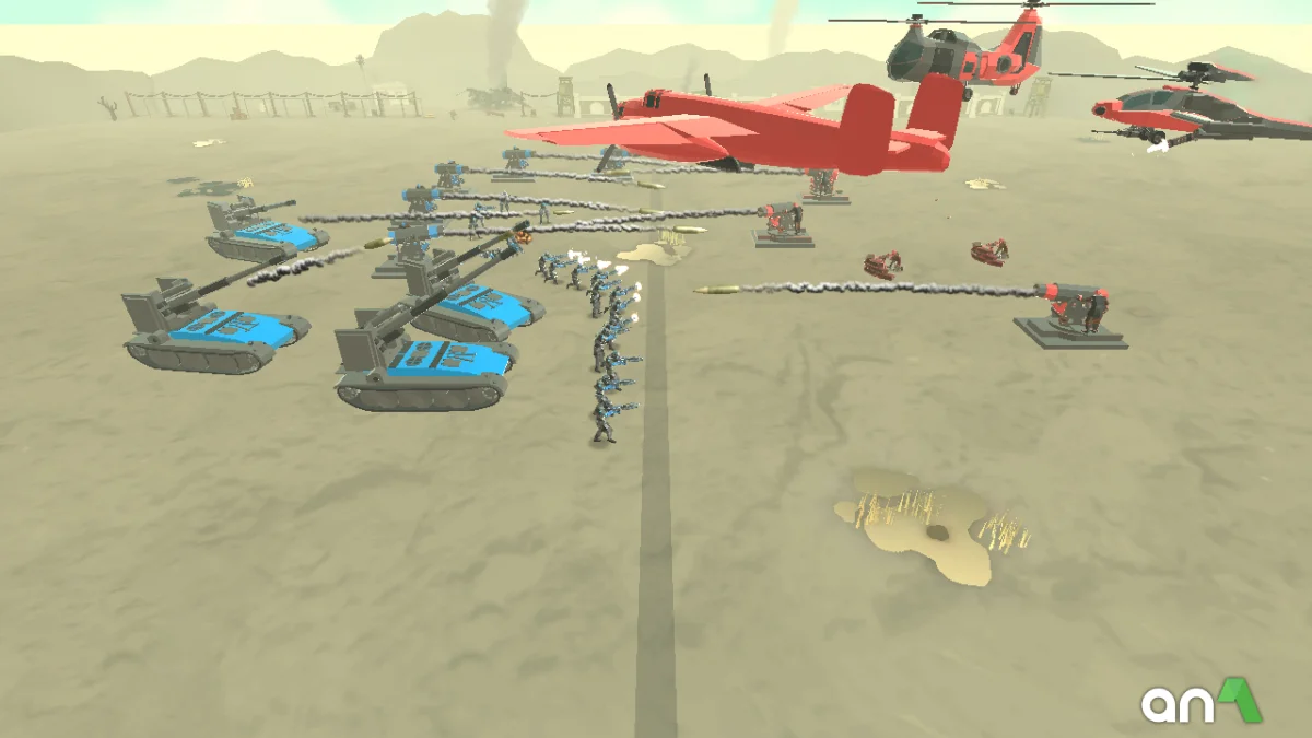 Army Battle Simulator Mod Apk gameplay screenshot 2
