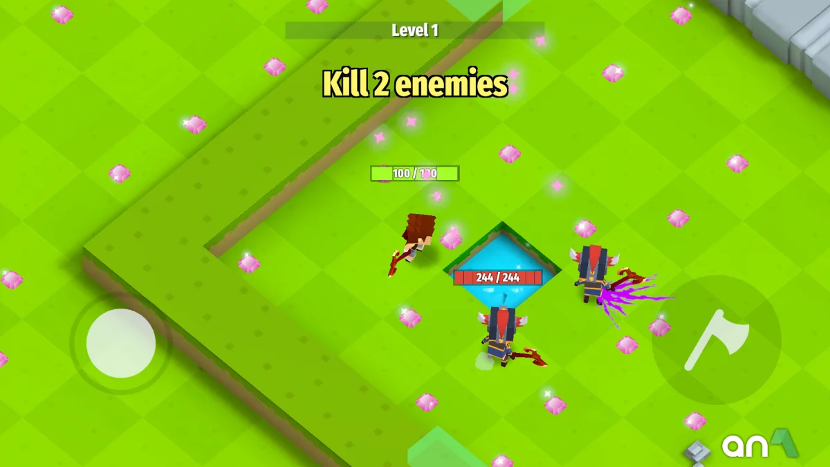 AXES.io Mod Apk gameplay screenshot 4