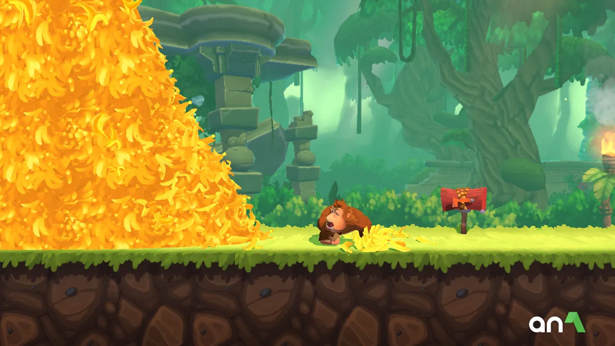 Banana Kong 2 Mod Apk gameplay screenshot 1