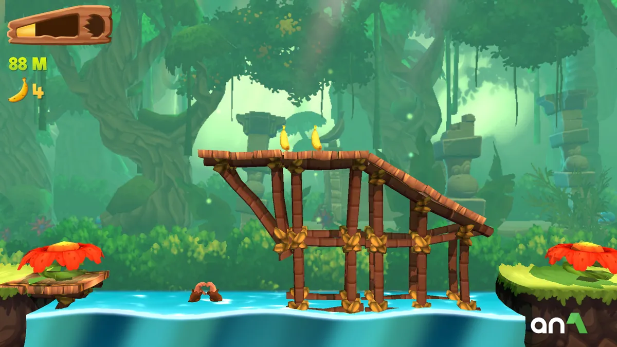 Banana Kong 2 Mod Apk gameplay screenshot 3