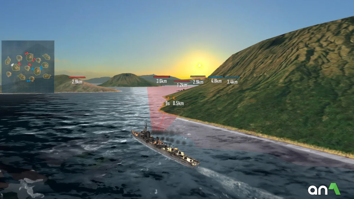 Battle of Warships Mod Apk gameplay screenshot 3