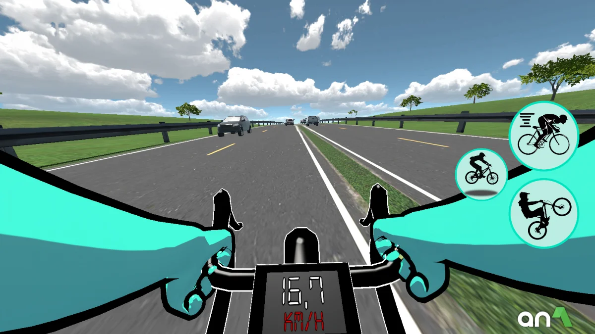 Bicycle Extreme Rider 3D Mod Apk gameplay screenshot 2