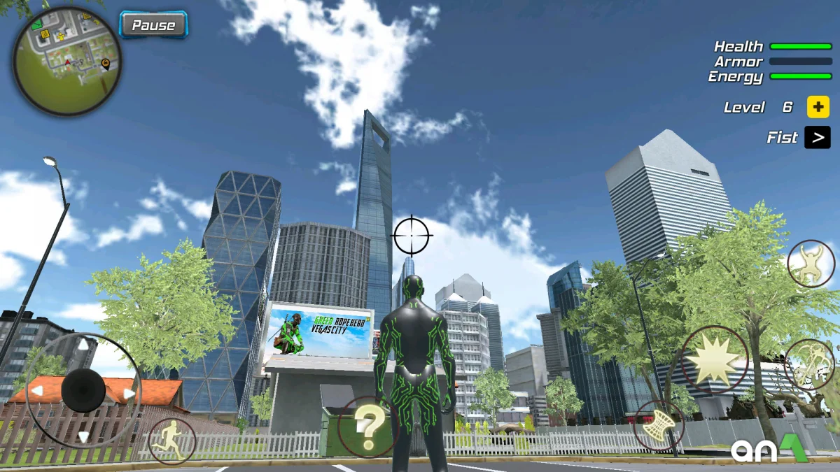 Black Hole Hero: Vice Vegas Mod Apk gameplay screenshot 1
