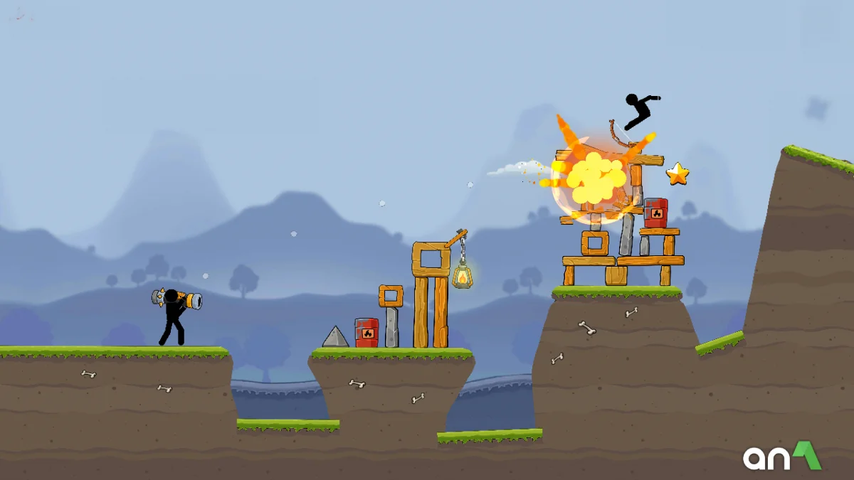 Boom Stick Mod Apk gameplay screenshot 2