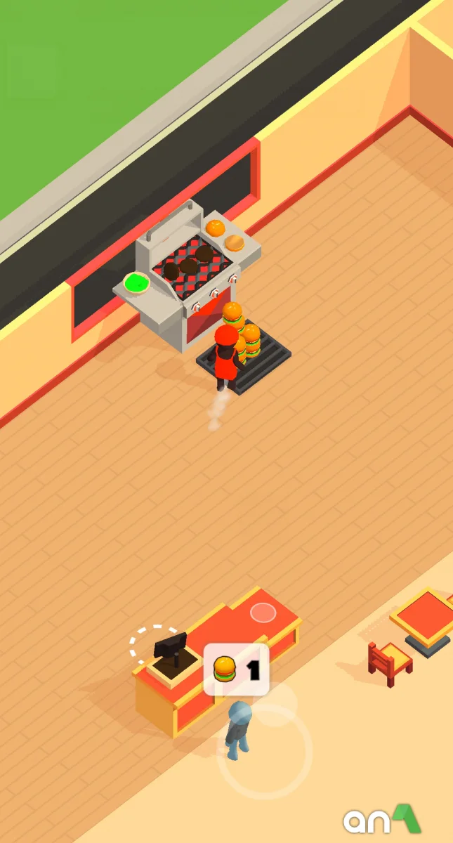 Burger Please! Mod Apk gameplay screenshot 2