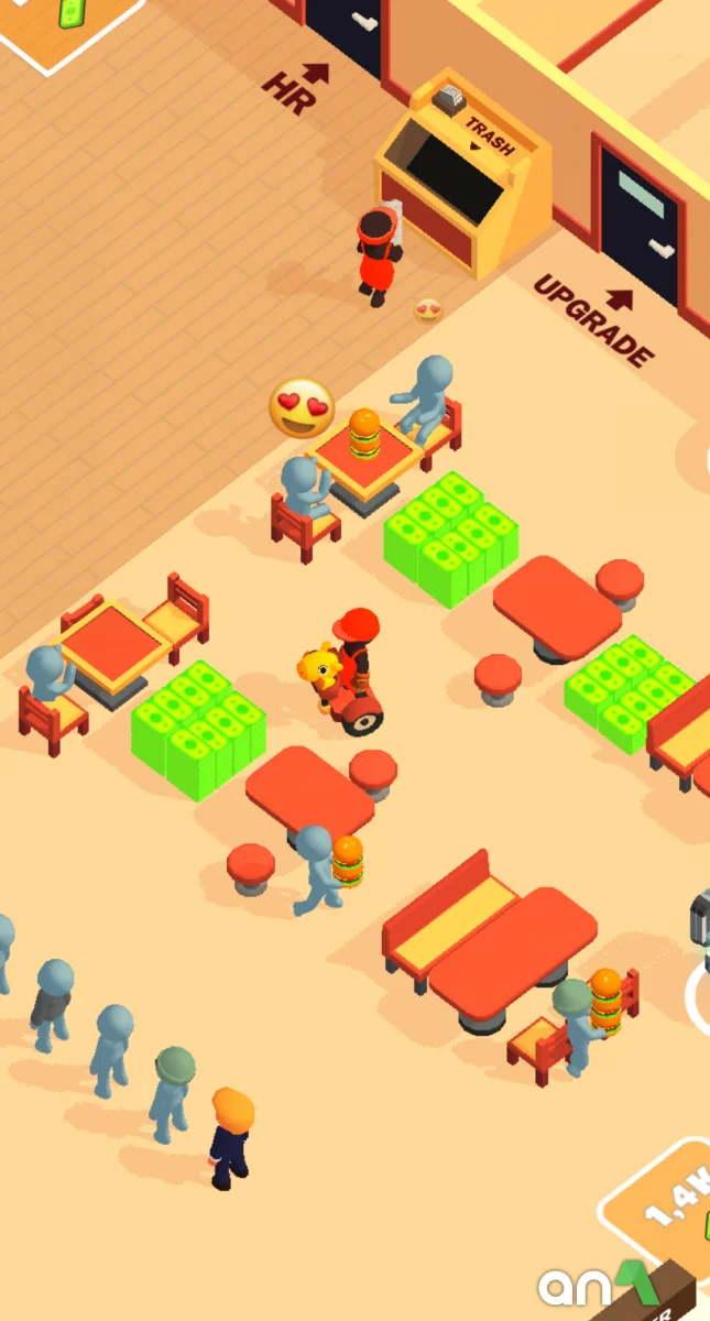 Burger Please! Mod Apk gameplay screenshot 5