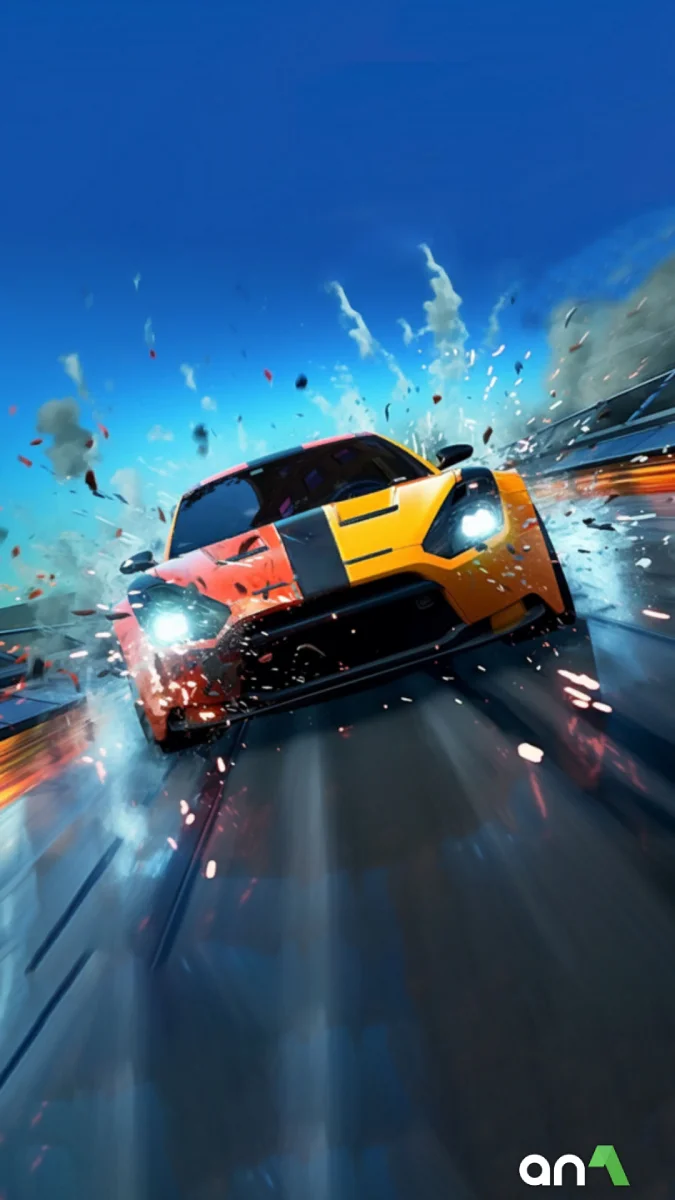 Car Race 3D Mod Apk gameplay screenshot 1