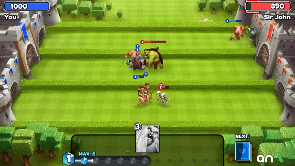 Castle Crush Mod Apk gameplay screenshot 1