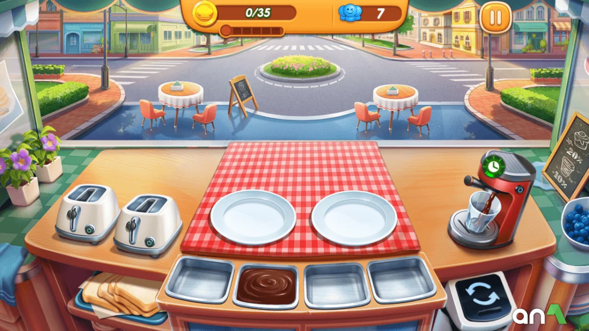 Cooking City Mod Apk gameplay screenshot 1