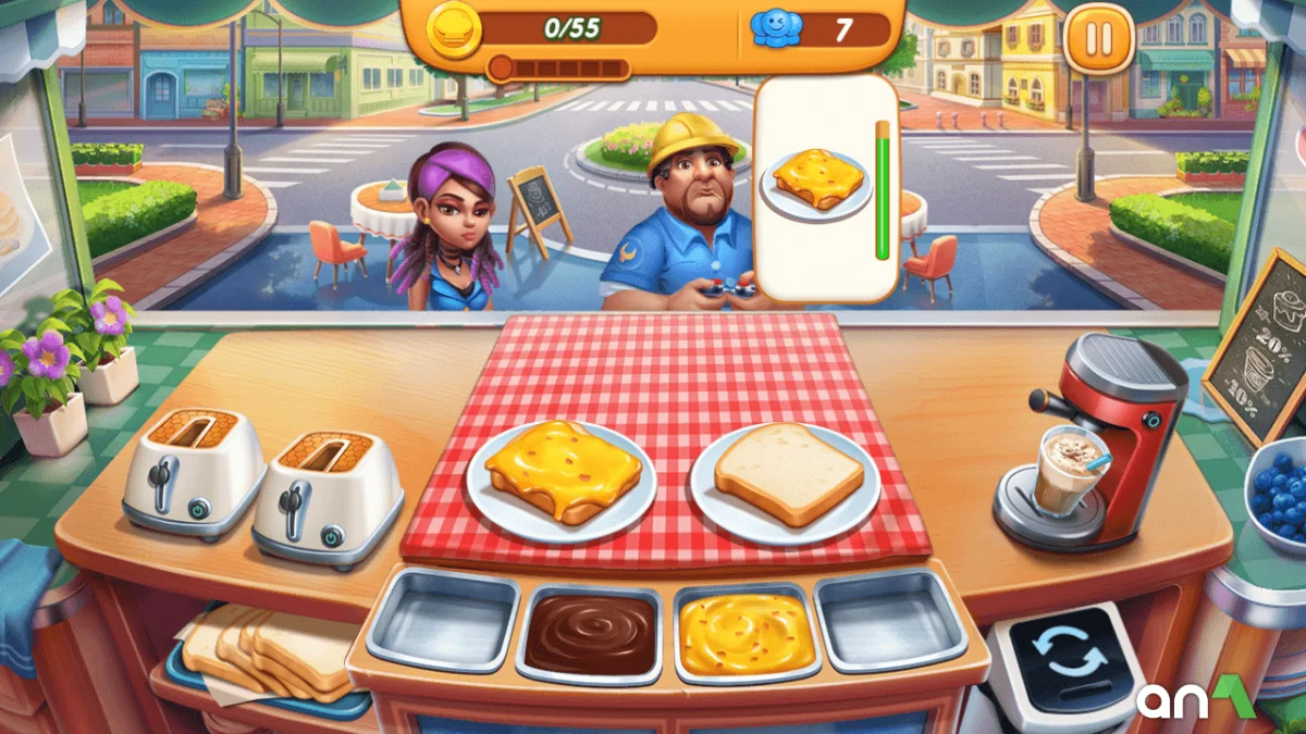 Cooking City Mod Apk gameplay screenshot 3