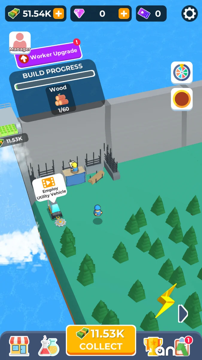 Dam Builder Mod Apk gameplay screenshot 3
