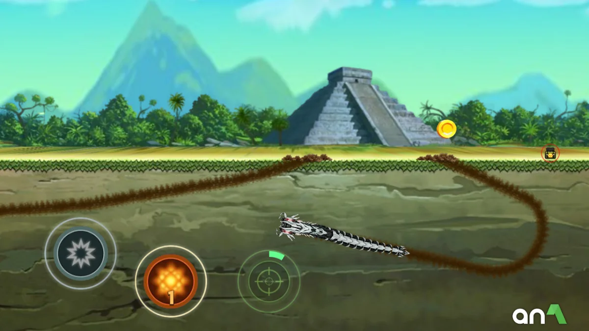 Death Worm Mod Apk gameplay screenshot 1