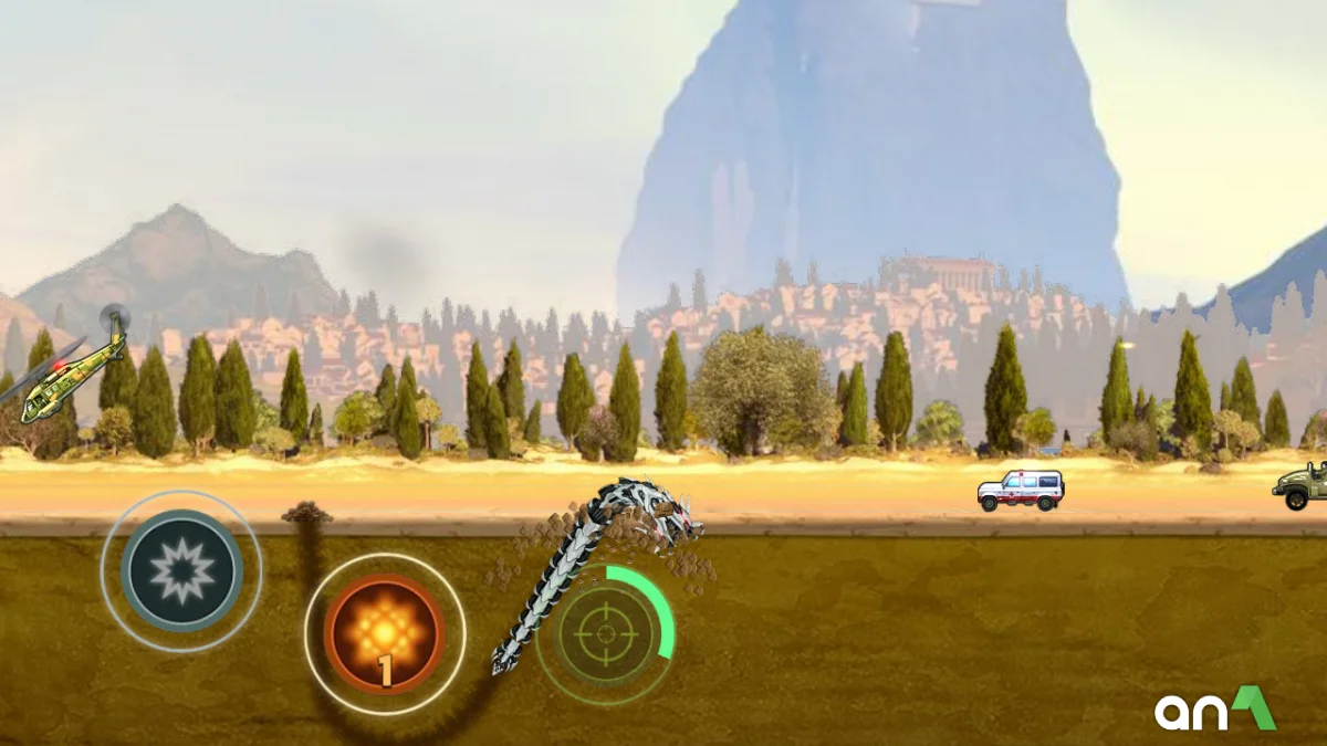 Death Worm Mod Apk gameplay screenshot 3