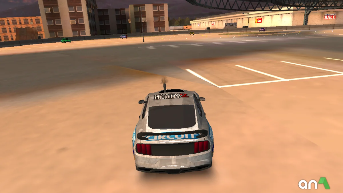 Demolition Derby 2 Mod Apk gameplay screenshot 1