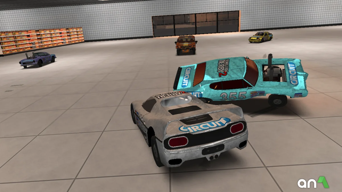Demolition Derby 2 Mod Apk gameplay screenshot 2