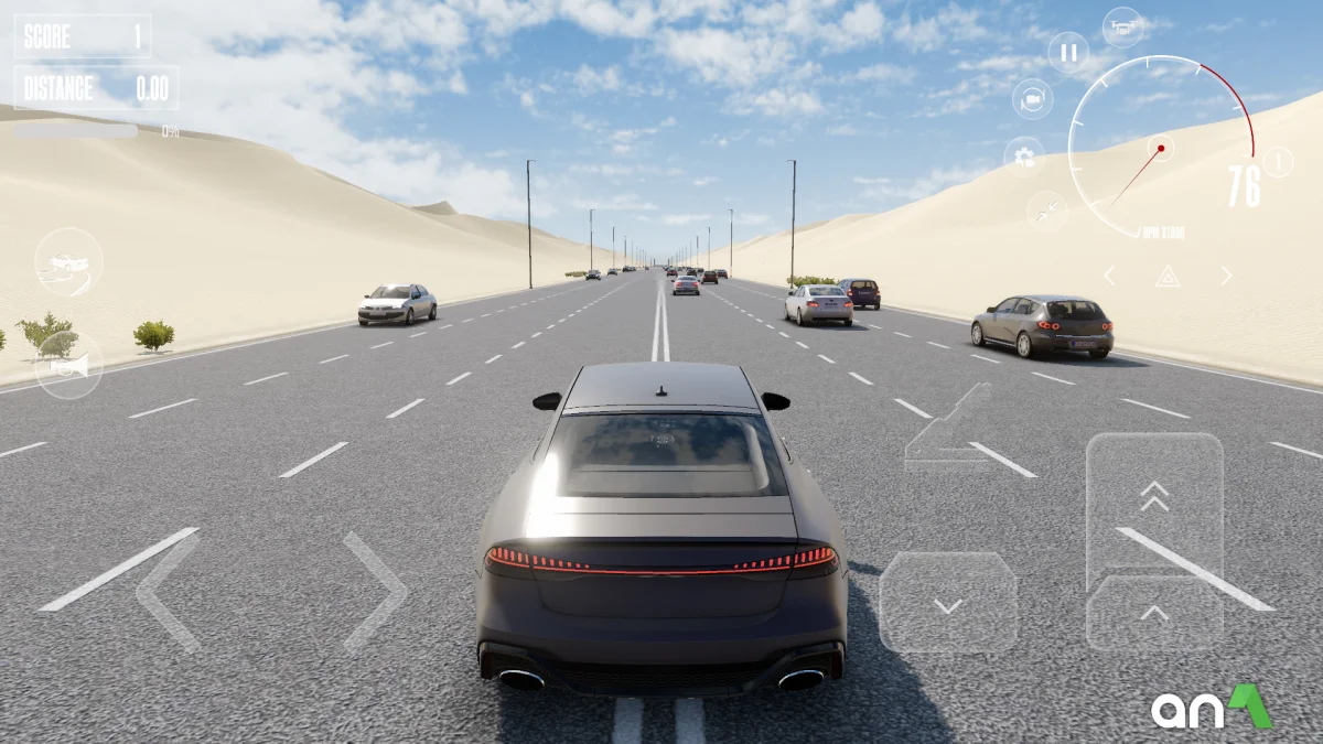 Dream Road: Online Mod Apk gameplay screenshot 1