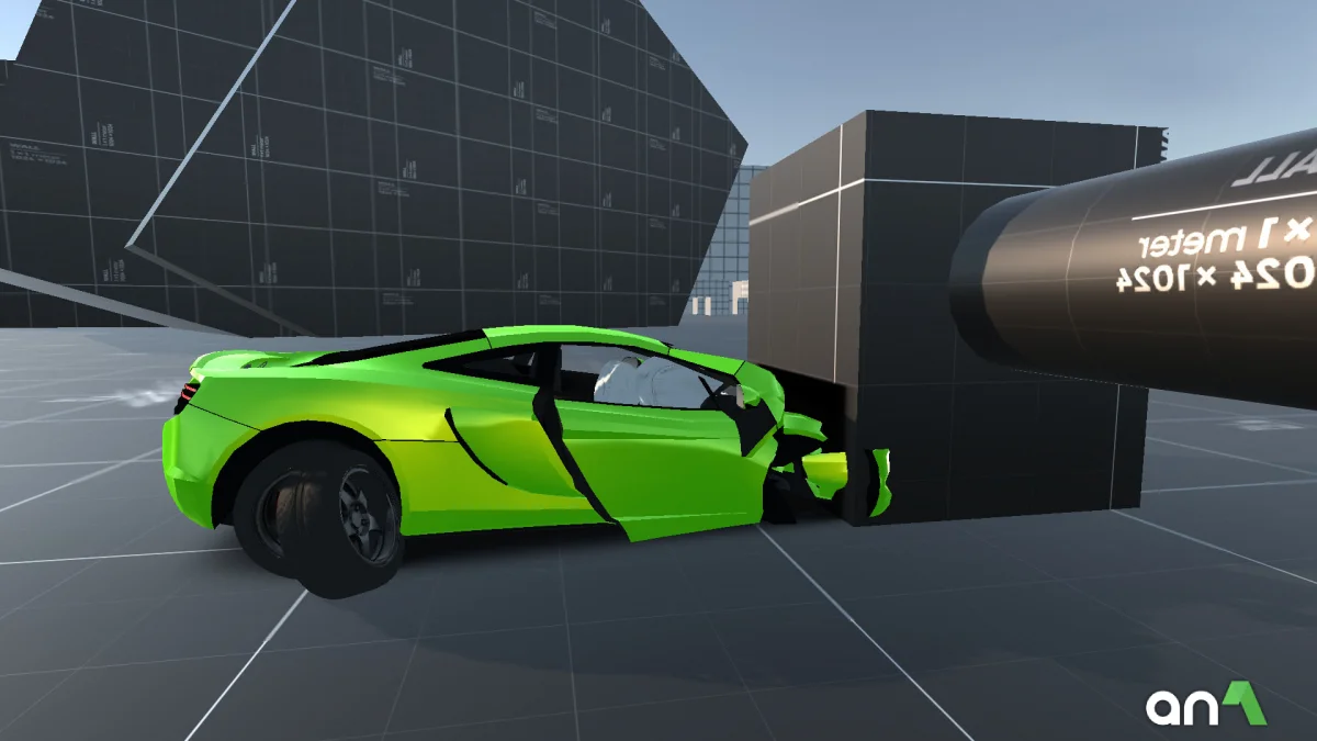 DriveCSX Car Crash Simulator Mod Apk gameplay screenshot 2