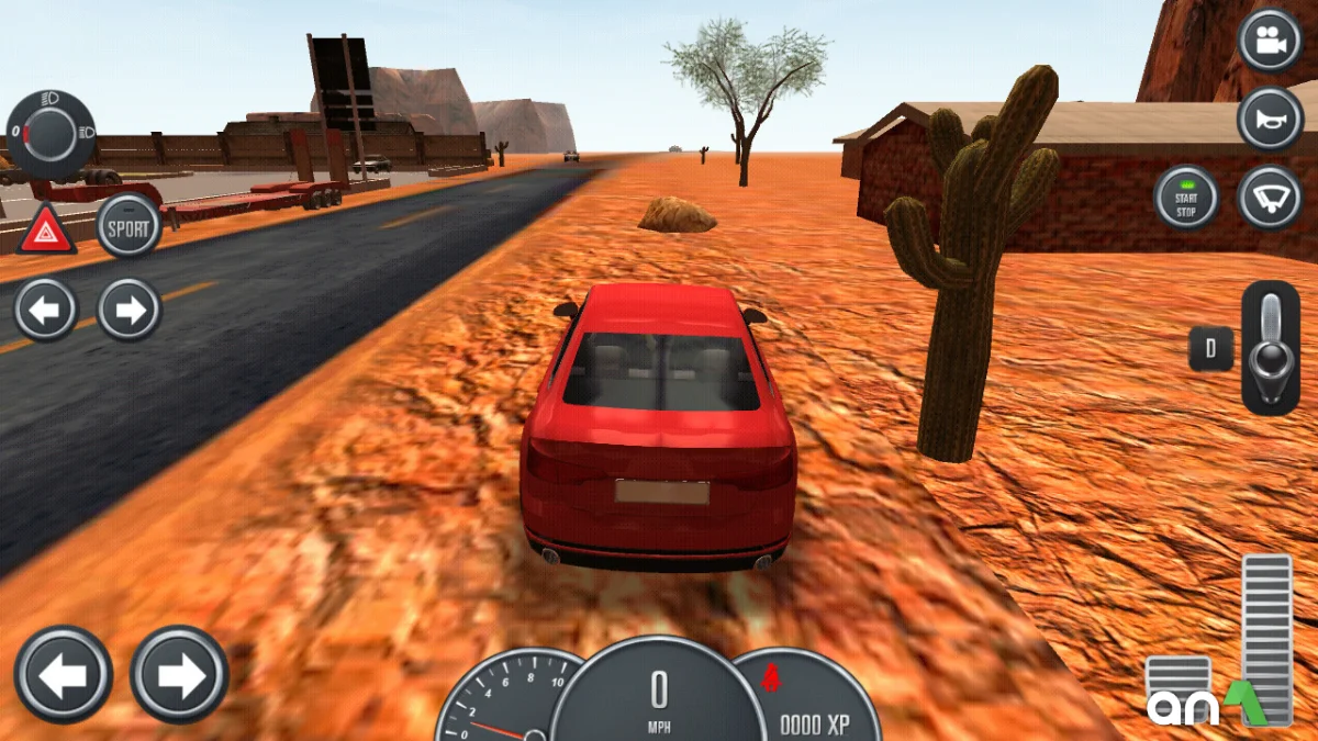 Driving School 2016 Mod Apk gameplay screenshot 1