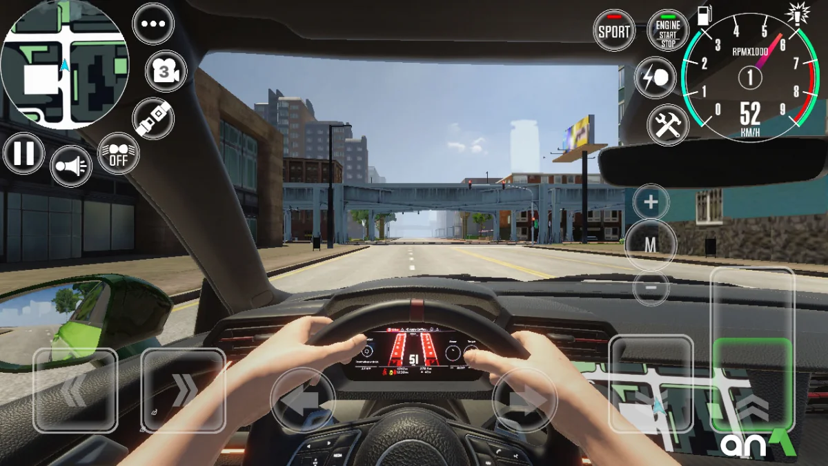Driving School Simulator EVO Mod Apk gameplay screenshot 2