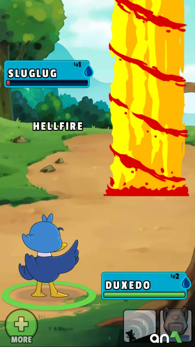 Dynamons World Mod Apk gameplay screenshot 5