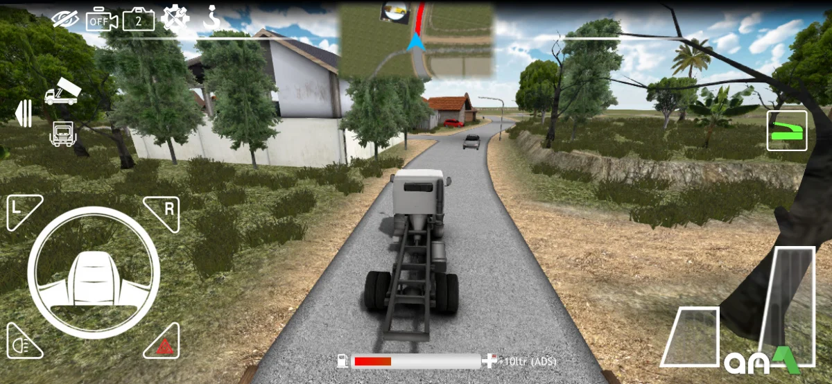 ES Truck Simulator ID Mod Apk gameplay screenshot 2