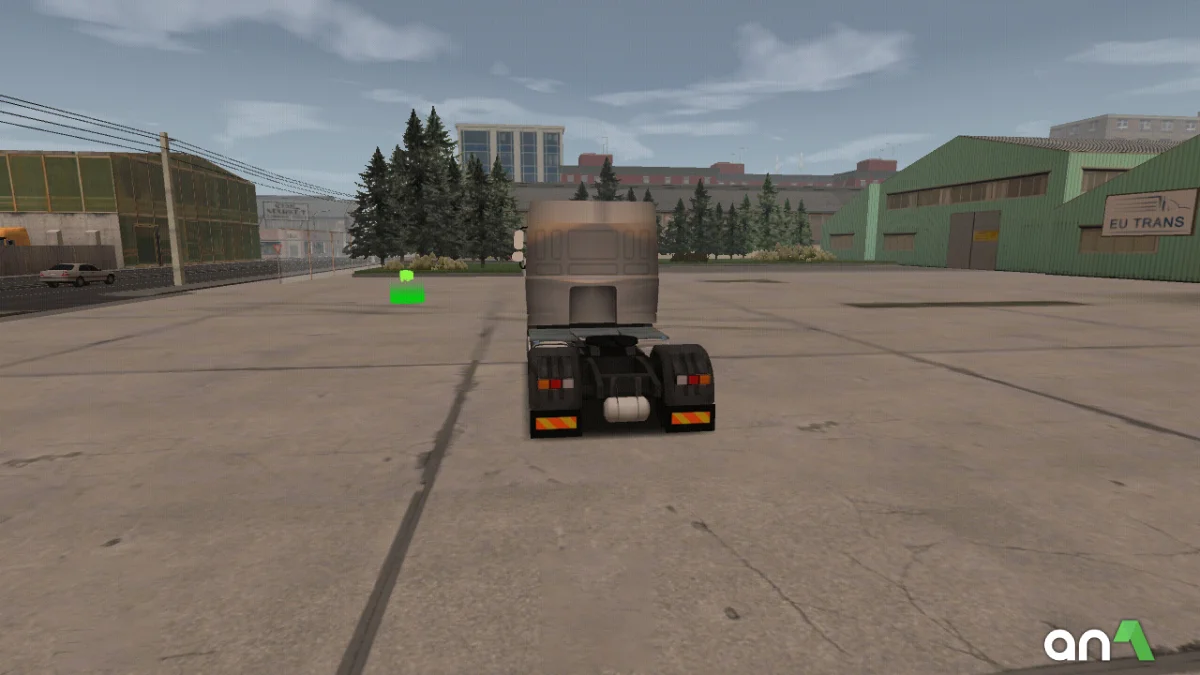 European Truck Simulator Mod Apk gameplay screenshot 1