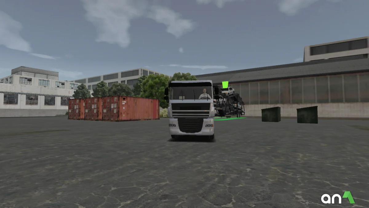 European Truck Simulator Mod Apk gameplay screenshot 2