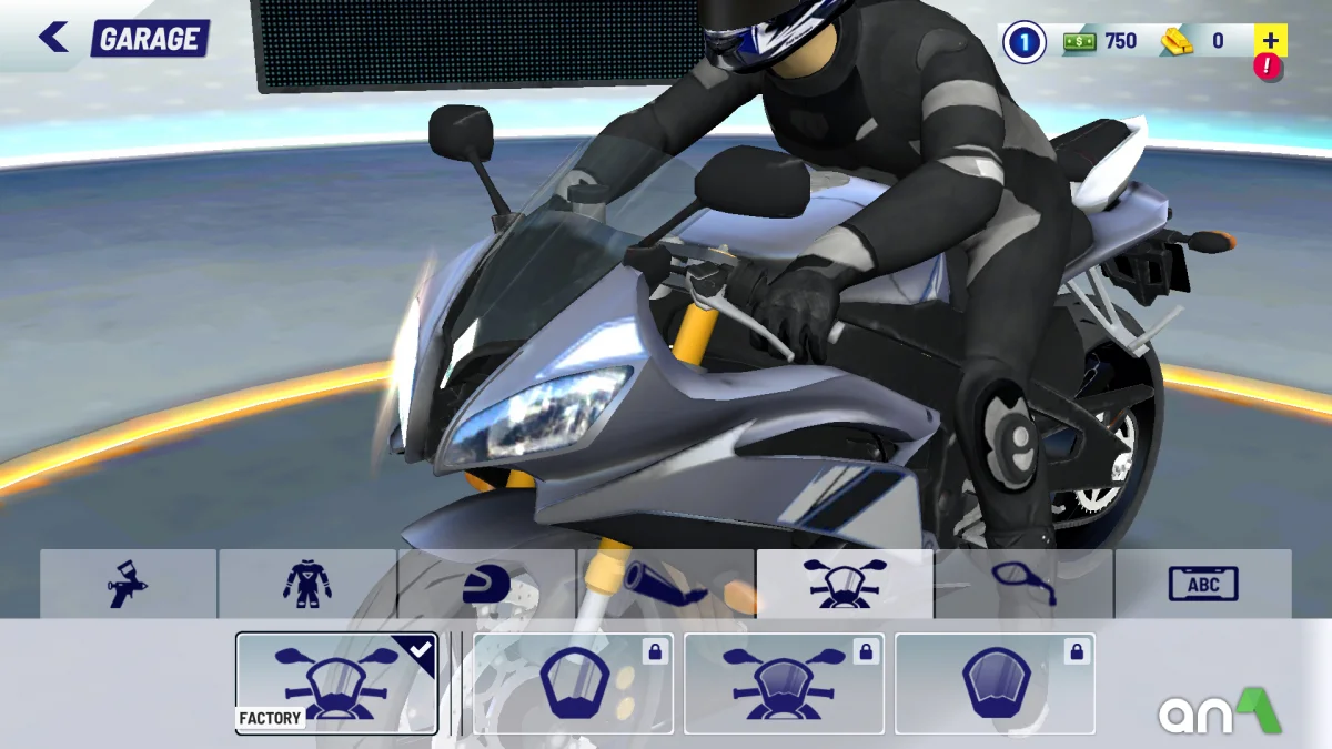 Extreme Motorcycle Simulator Mod Apk gameplay screenshot 2