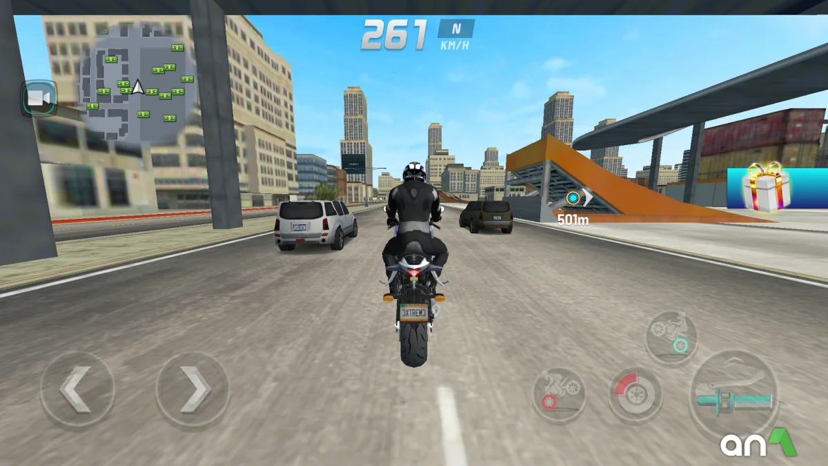 Extreme Motorcycle Simulator Mod Apk gameplay screenshot 3