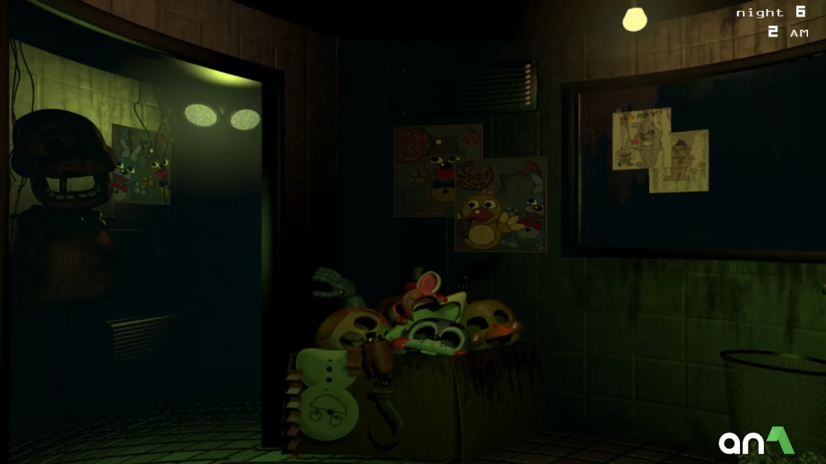 Five Nights at Freddy's 3 Mod Apk gameplay screenshot 1