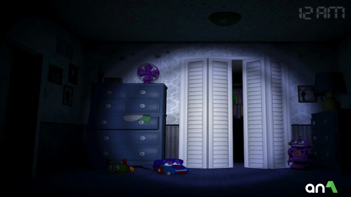 Five Nights at Freddy's 4 Mod Apk gameplay screenshot 2