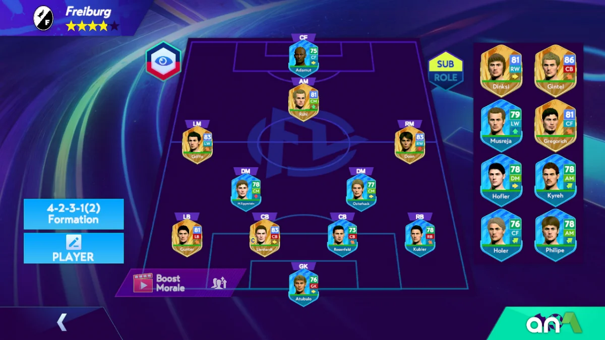Football League 2026 Mod Apk gameplay screenshot 2