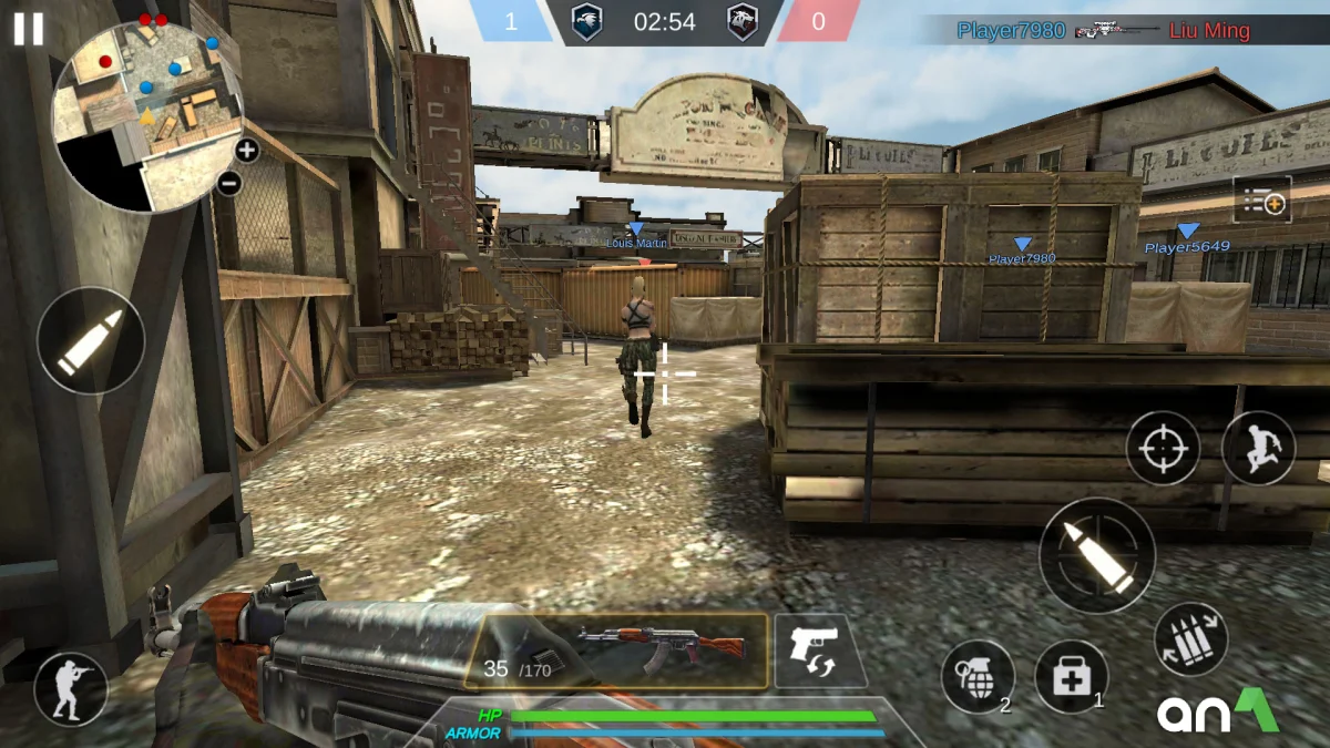 FPS Strike Ops Mod Apk gameplay screenshot 1