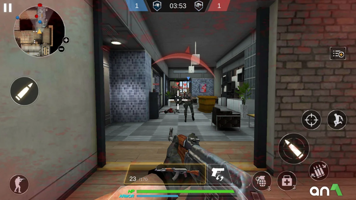 FPS Strike Ops Mod Apk gameplay screenshot 3