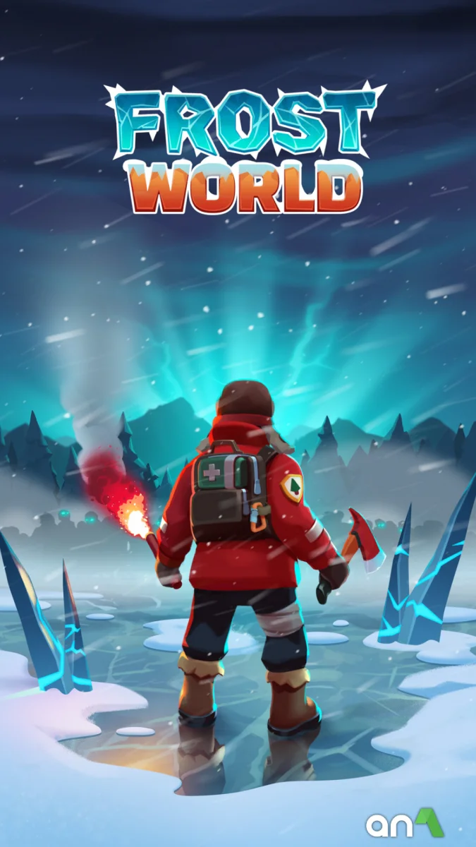 Frost World Mod Apk gameplay screenshot 1