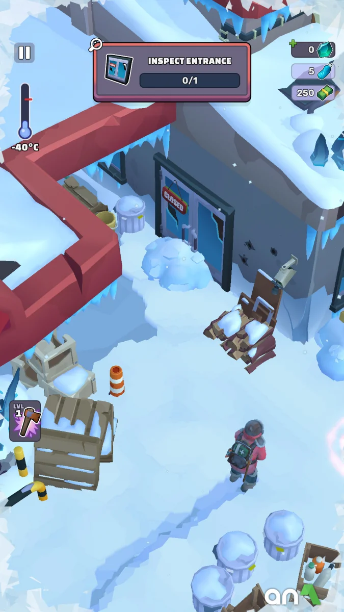 Frost World Mod Apk gameplay screenshot 5