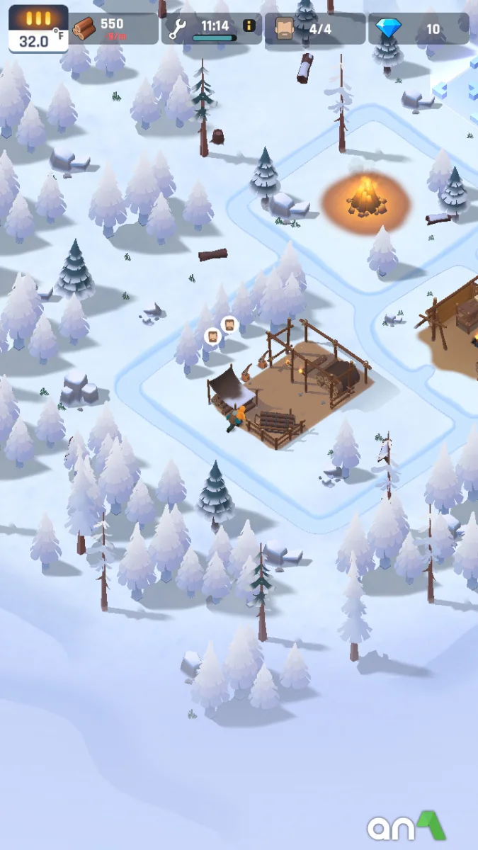 Frozen City Mod Apk gameplay screenshot 3
