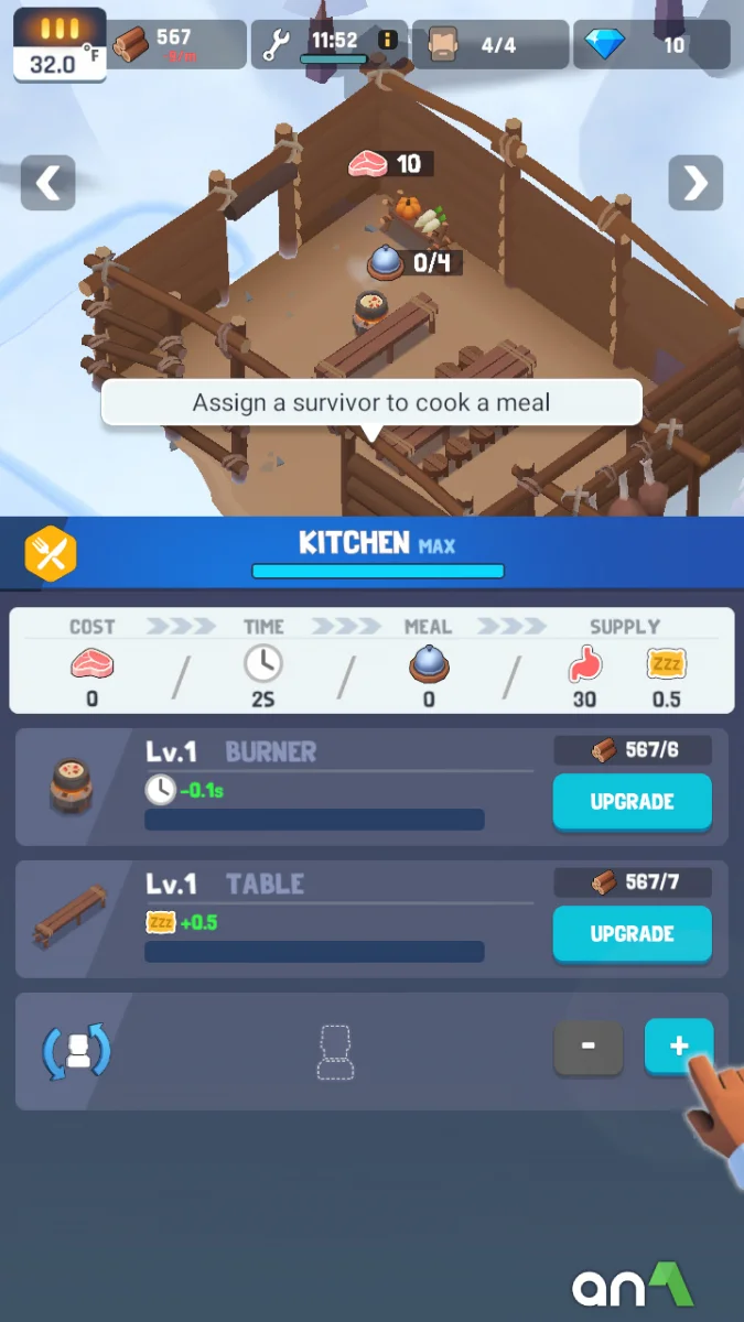 Frozen City Mod Apk gameplay screenshot 4