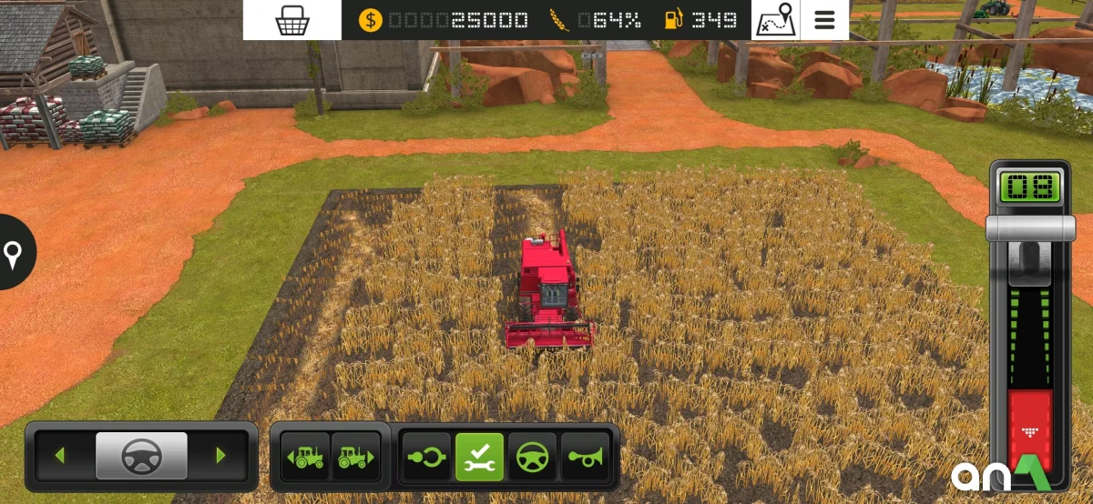 FS 18 Mod Apk gameplay screenshot 2
