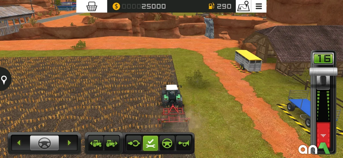 FS 18 Mod Apk gameplay screenshot 3