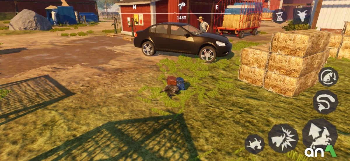 Goat Simulator 3 Mod Apk gameplay screenshot 3
