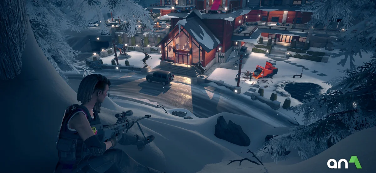 Hitman Sniper 2 Mod Apk gameplay screenshot 1