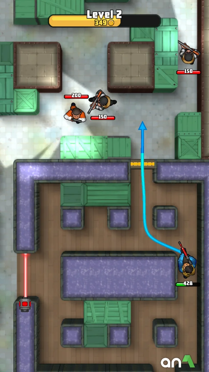 Hunter Strike Mod Apk gameplay screenshot 1