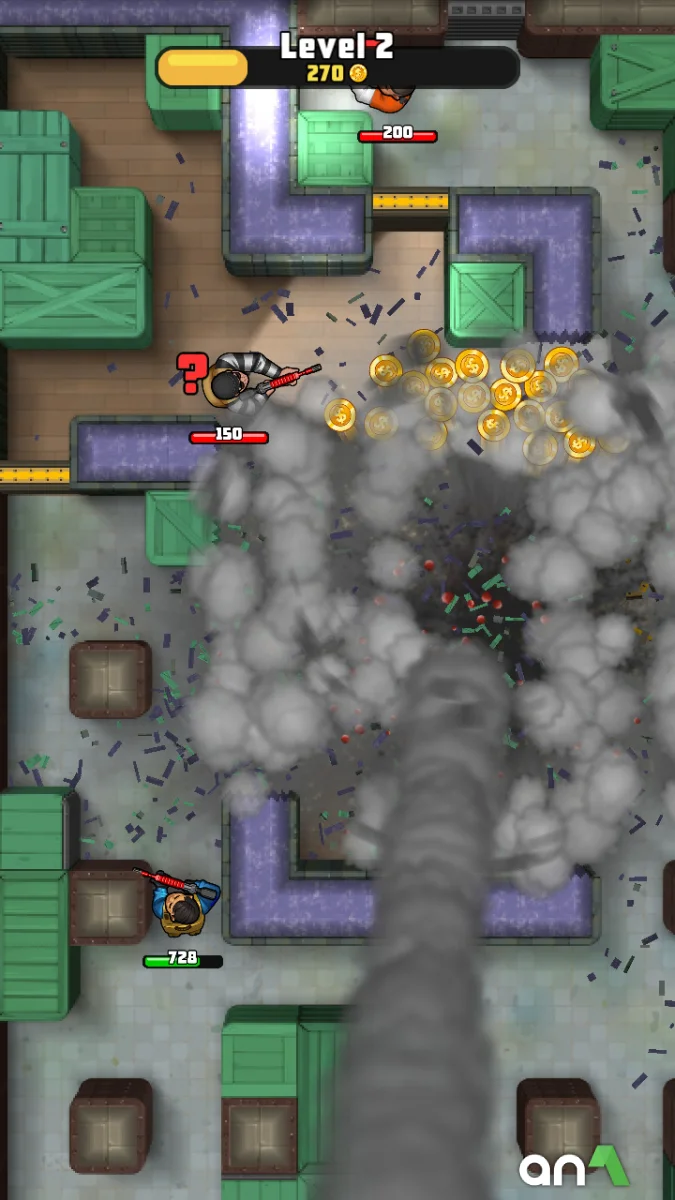 Hunter Strike Mod Apk gameplay screenshot 2