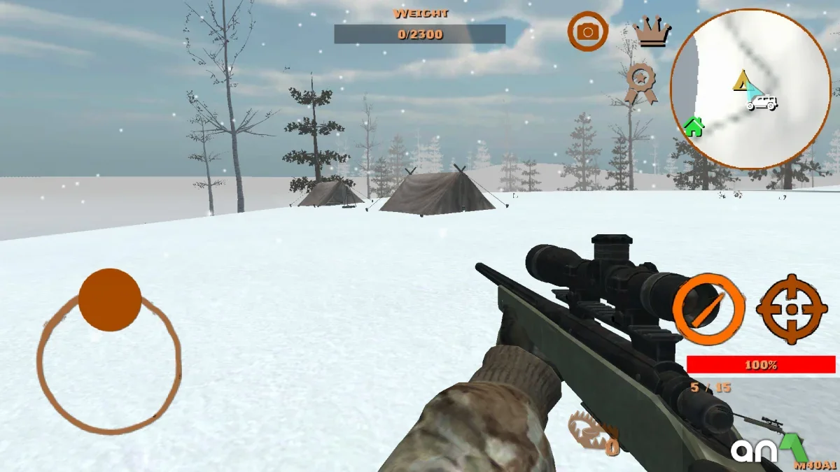 Hunting Simulator 4x4 Mod Apk gameplay screenshot 2