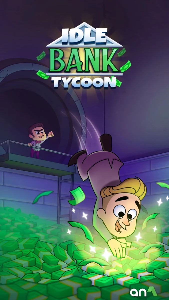 Idle Bank Tycoon Mod Apk gameplay screenshot 1